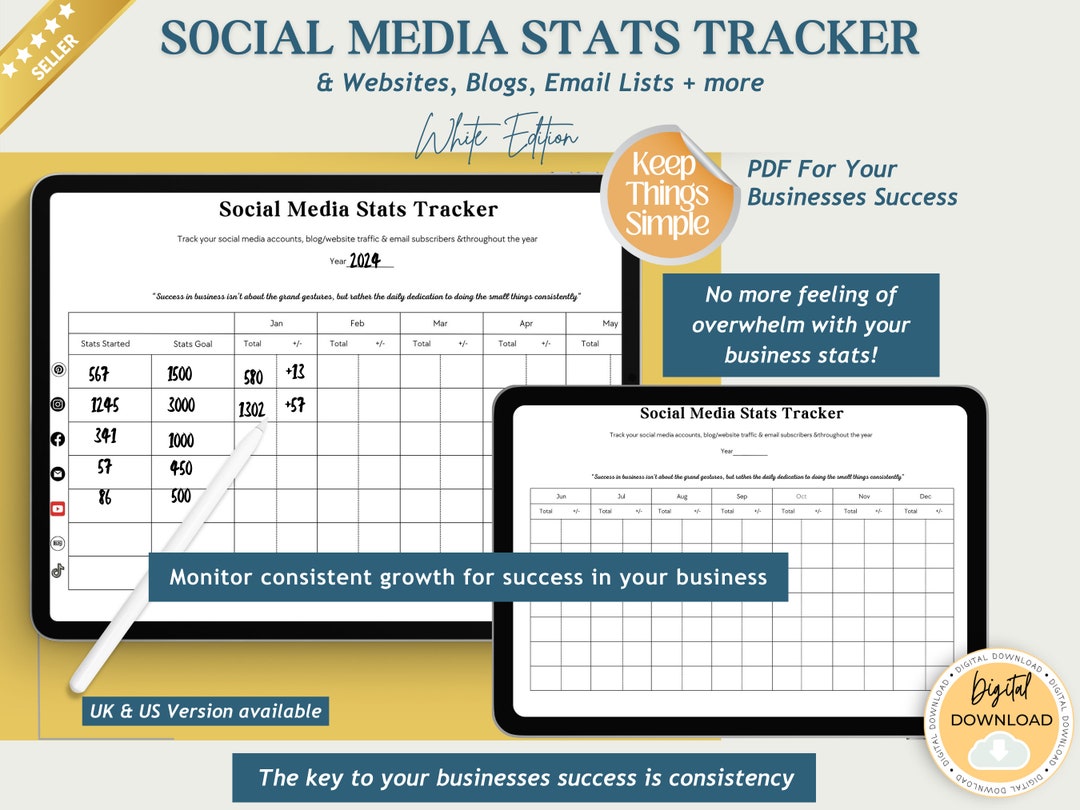 Digital Marketing and Sales Tracker for Social Media Posts and Email ...