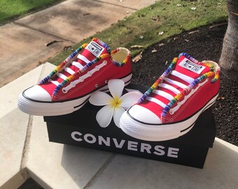 PRIDE Beaded Converse