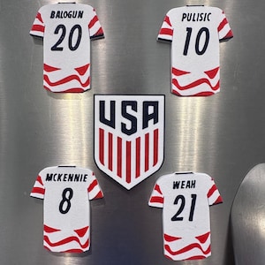 Imanes de camisetas de USMNT imagen 1