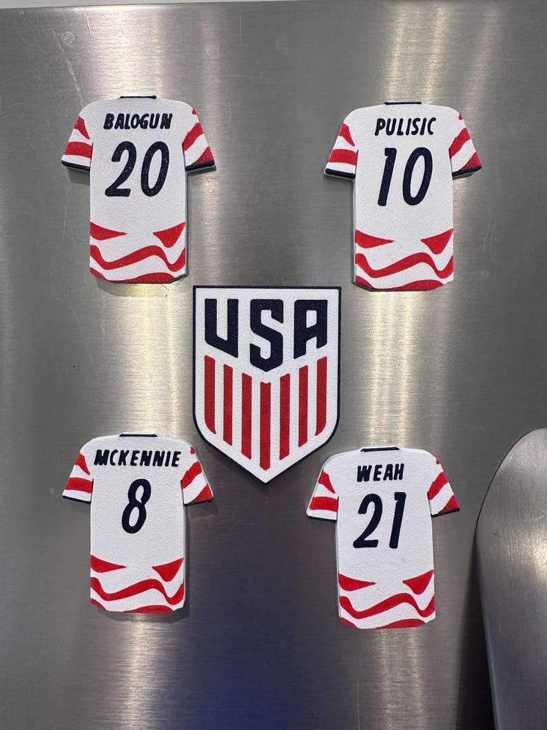Imanes de camisetas de USMNT imagen 1