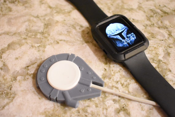 Star Wars Millennium Falcon Apple Watch Charger Cover 3D Printed