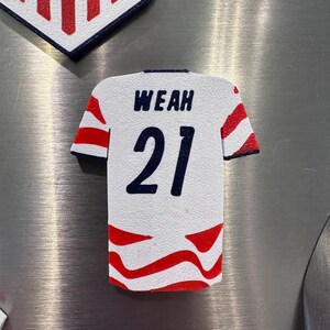 Imanes de camisetas de USMNT 21 - Weah