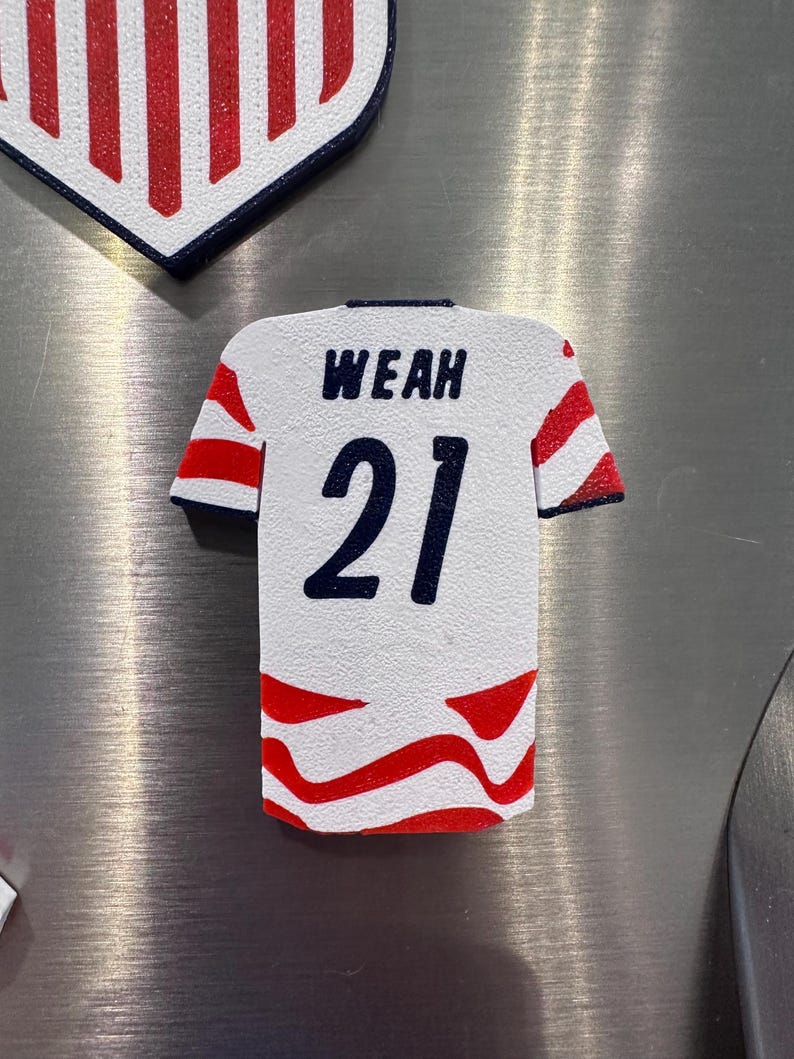 Imanes de camisetas de USMNT 21 - Weah