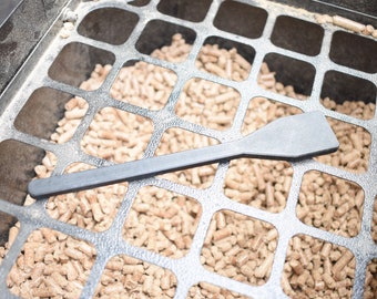 Rastrillo para pellets para ahumadores y parrillas de pellets