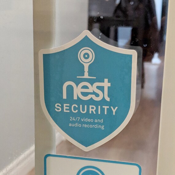 Nest Security Window Stickers 2025
