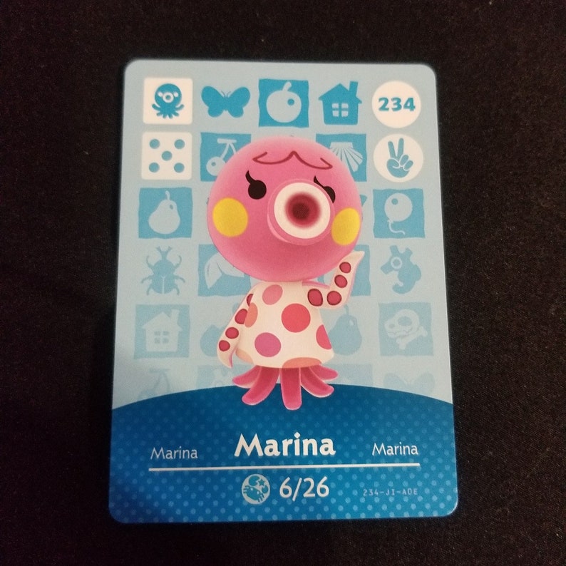 Animal Crossing NFC Amiibo Card Marshal works with ACNH | Etsy