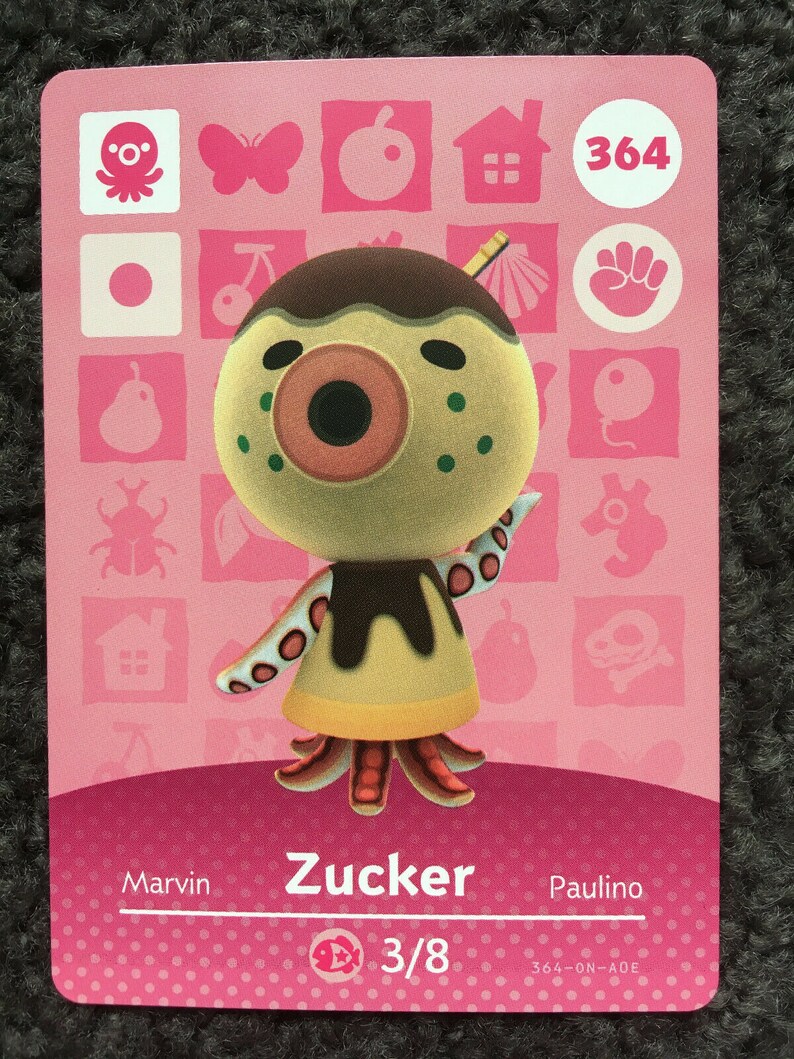 Animal Crossing NFC Amiibo Card Marshal works with ACNH Etsy