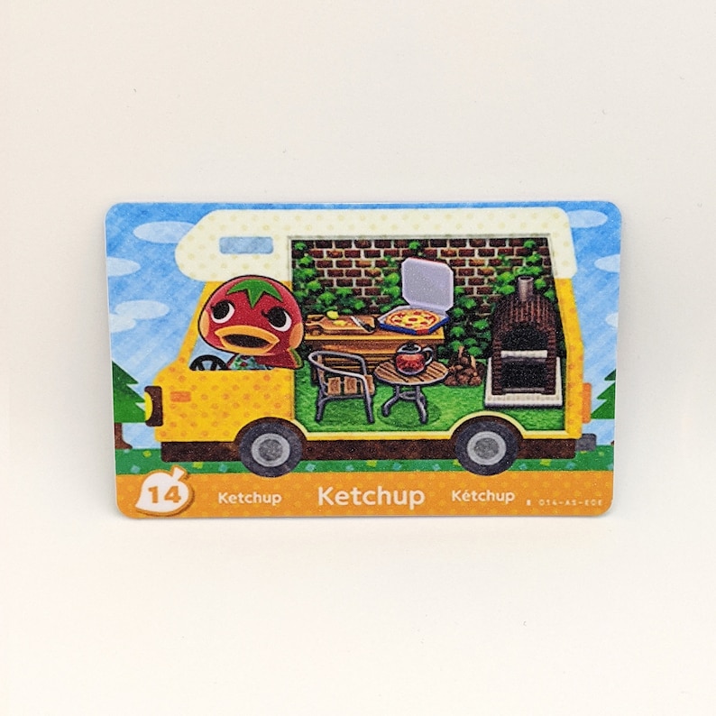 Animal Crossing NFC Amiibo Card Ketchup The Tomato Duck Etsy