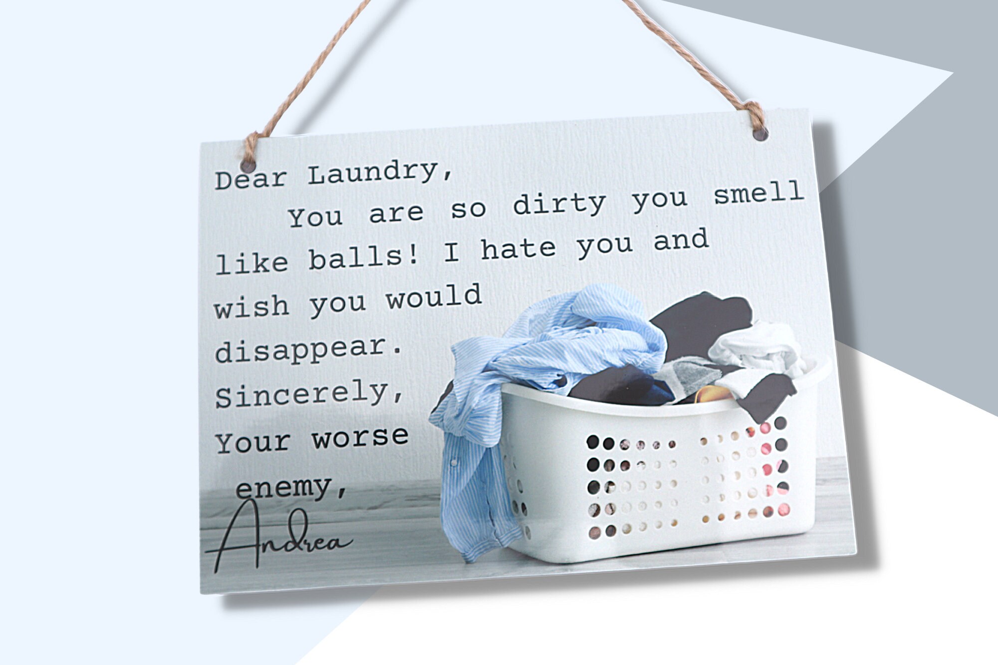 Personalisiertes Wäschehasen Schild 15x7 Metall | Etsy