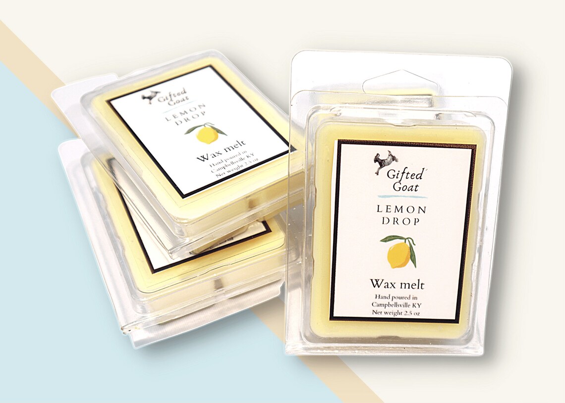 Lemon drop Wax Melts Strong scented wax melts Lemon wax Etsy