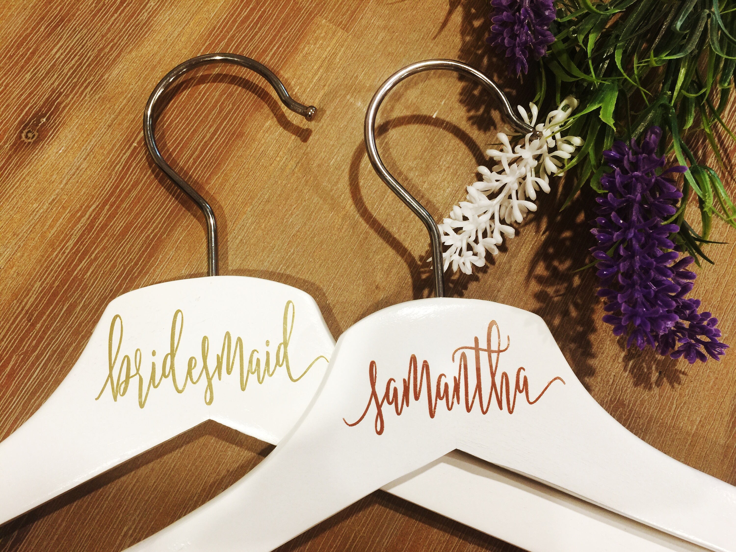 DIY Personalised Coat Hanger Decal With Wedding Title or Name Etsy