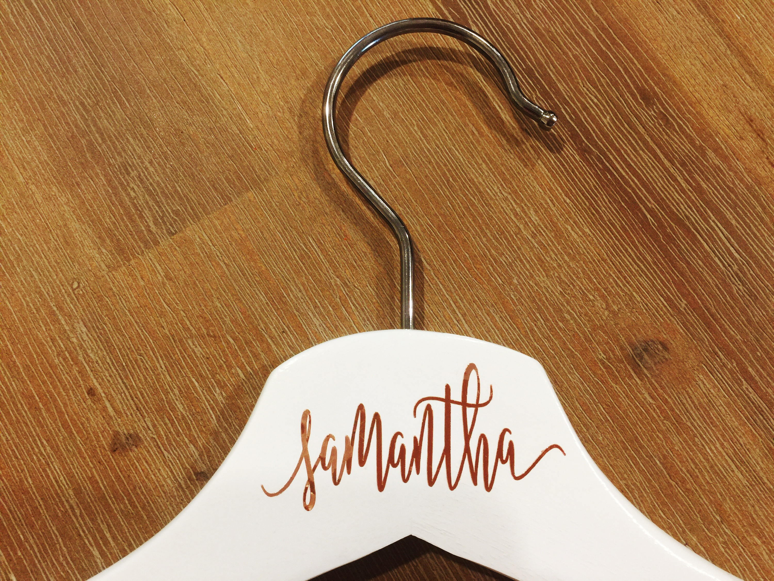 DIY Personalised Coat Hanger Decal With Wedding Title or Name Etsy
