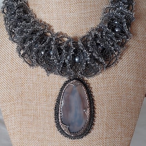 beaded necklace