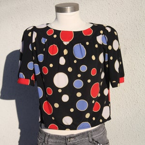 MEL NAFTAL Vintage Polka Dot Shirt