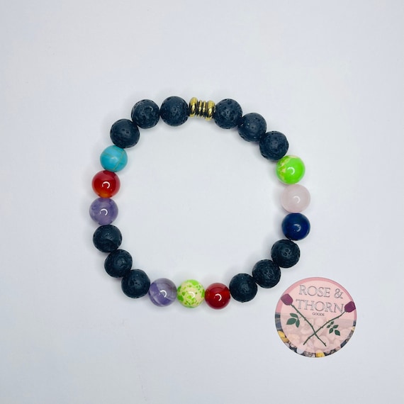 Etsy lava bead best sale bracelet