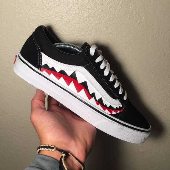 Requin Articles De Dents À Personnalisé Etsy Sur Similaires Vans IwwvqHZT