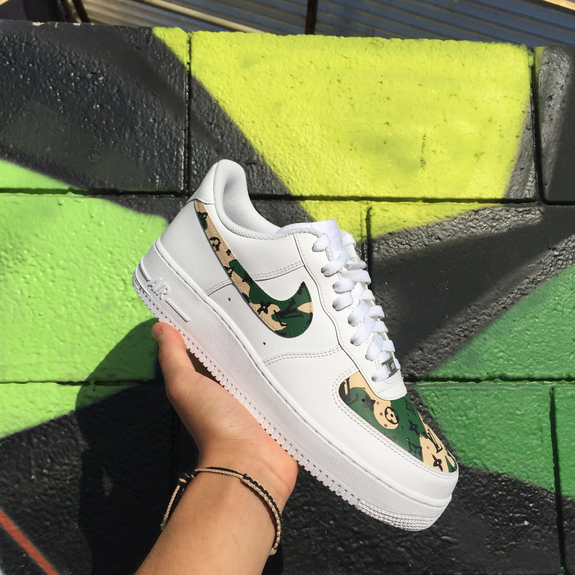 custom louis vuitton air force ones