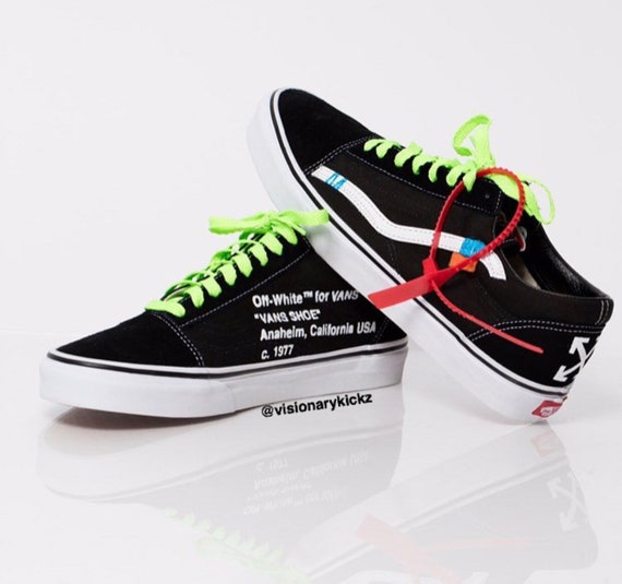 custom vans off white