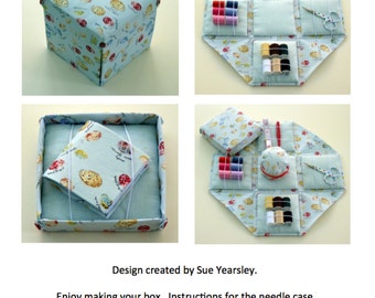 Etui folding sewing box PDF instructions