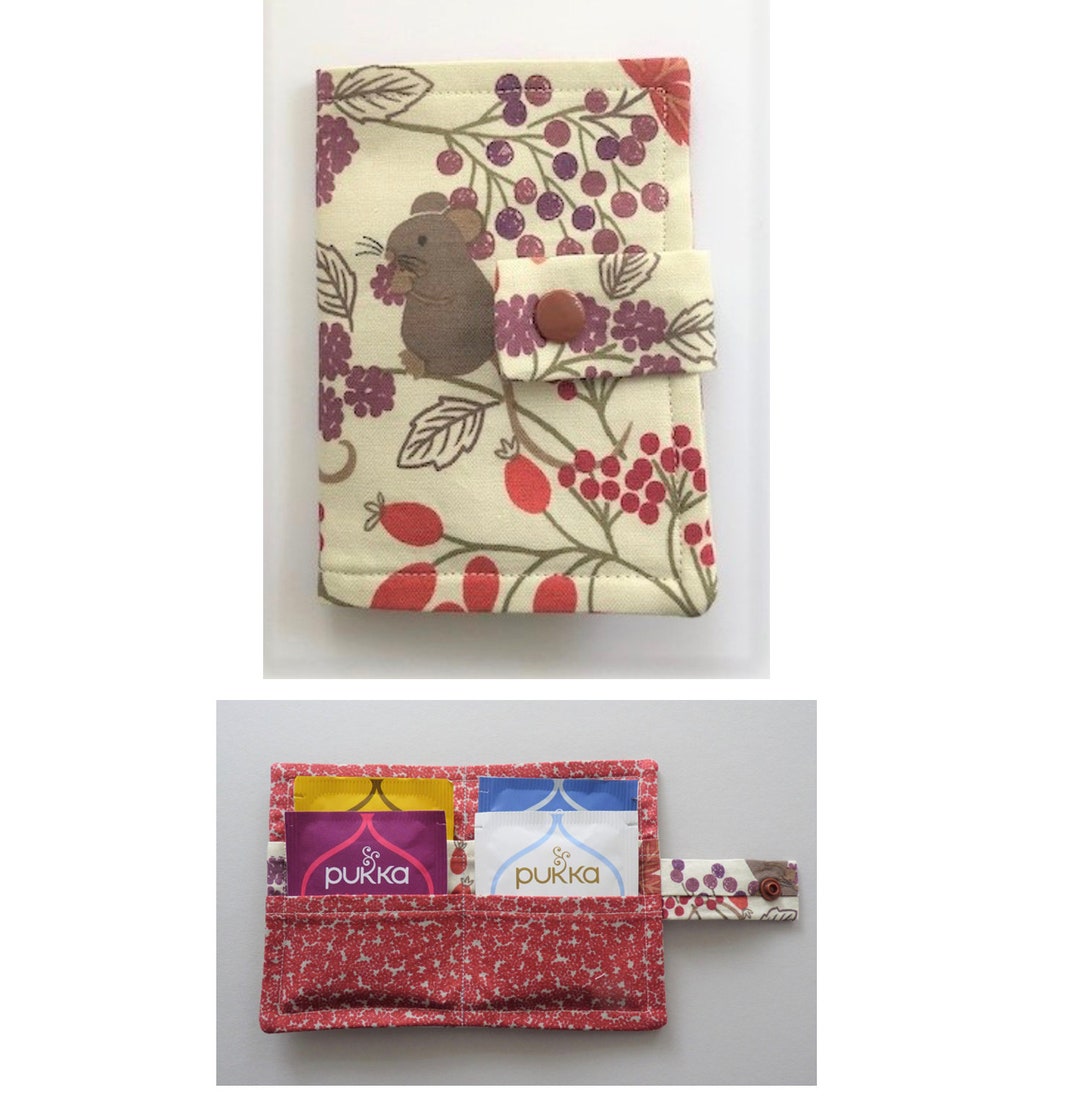 Tea Bag Wallet Pattern PDF Etsy