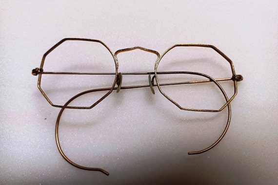 vintage gold filled eyeglasses - image 2