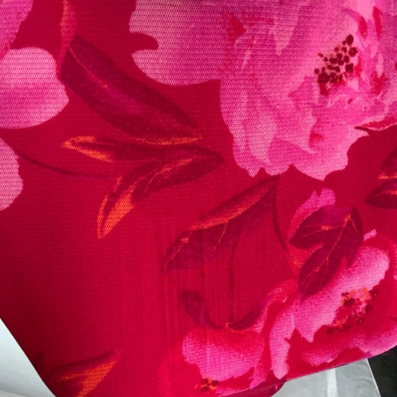 Giorgio Fiorlini Floral Mesh Skirt Set S Hot Pink… - image 10