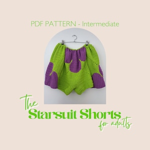 PDF pattern -  Starsuit shorts for adults