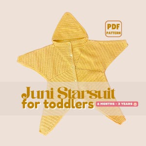 Juni Starsuit 6 months-3 Years | Crochet Baby Costume | Intermediate | Baby Shower Gift Pattern | PDF Download