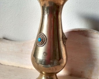 Brass vase - vase - brass vase