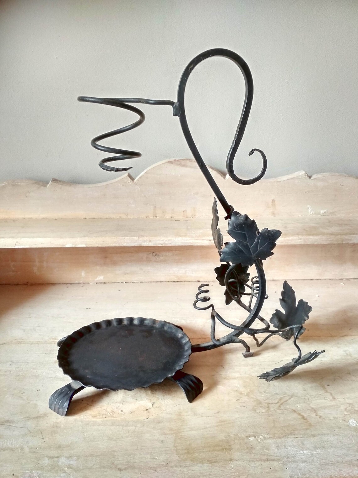 Ancien support pour plante en pot Porte plante en fer Etsy France