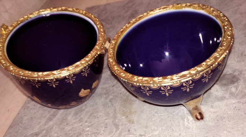 Faberg\u00e9 style egg Jewelry box Easter egg porcelain