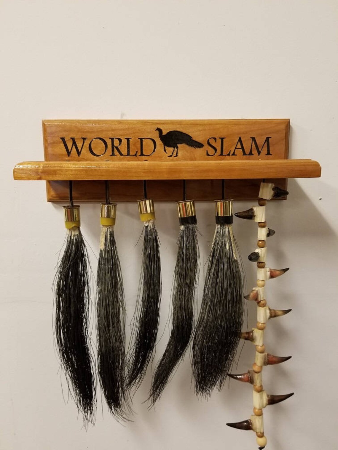Wild Turkey World Slam Beard & Spur Display Etsy