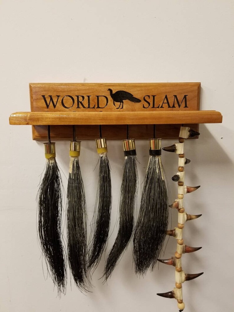 Wild Turkey World Slam Beard & Spur Display Etsy