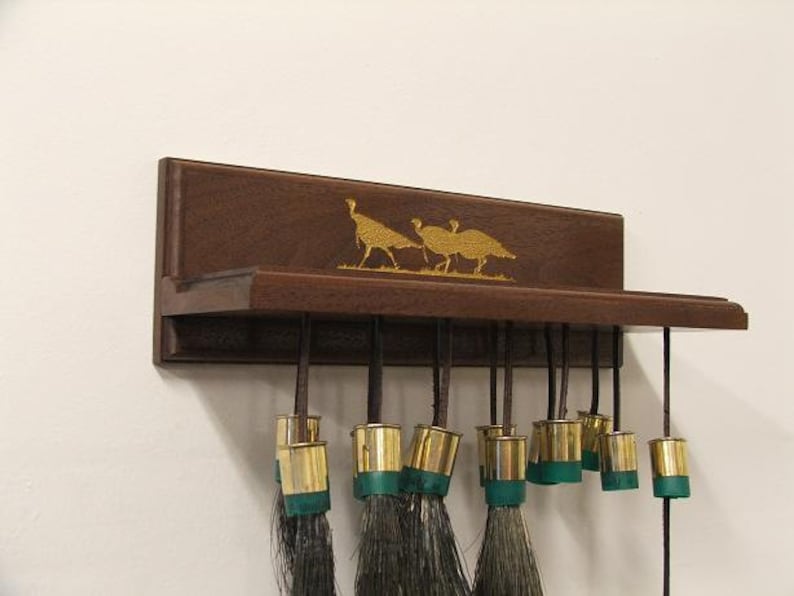 Wild Turkey Beard and Spur Display Laser Engraved Three Etsy