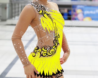 RG  Leotard competition  rhythmic gymnastics leotard acrobatics suit  Acrobatic Rock&#39;n&#39; Roll Twirling dance dress Showdance Sportacrobatics