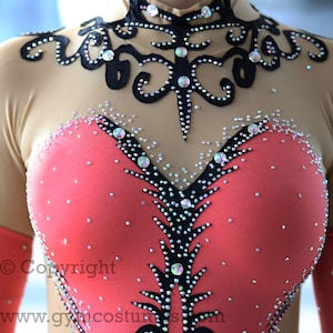 RG - Leotard , competition  rhythmic gymnastics leotard , acrobatics suit, Acrobatic Rock&#39;n&#39;Roll, Twirling , ice figure skating dress show