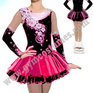 RG Leotard competition rhythmic gymnastics leotard figure ice skating dress acrobatics suit Rock&#39;n&#39; Roll Showdance Sportacrobatics twirling