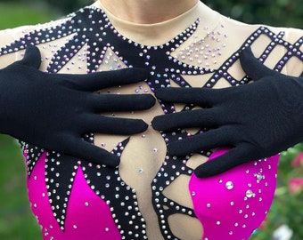 511 Eiskunstlaufkleid Rollkunstlaufkleid Tanzmariechen Kürkleid Eiskunstlauf Kleid Tanz Akrobatischer Rock'n'Roll Showtanzkleid Showtanz