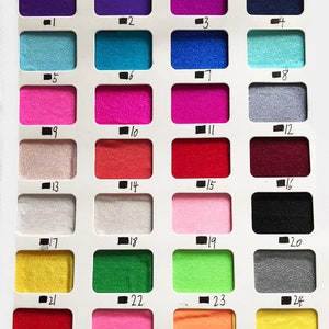 Selection of colors.