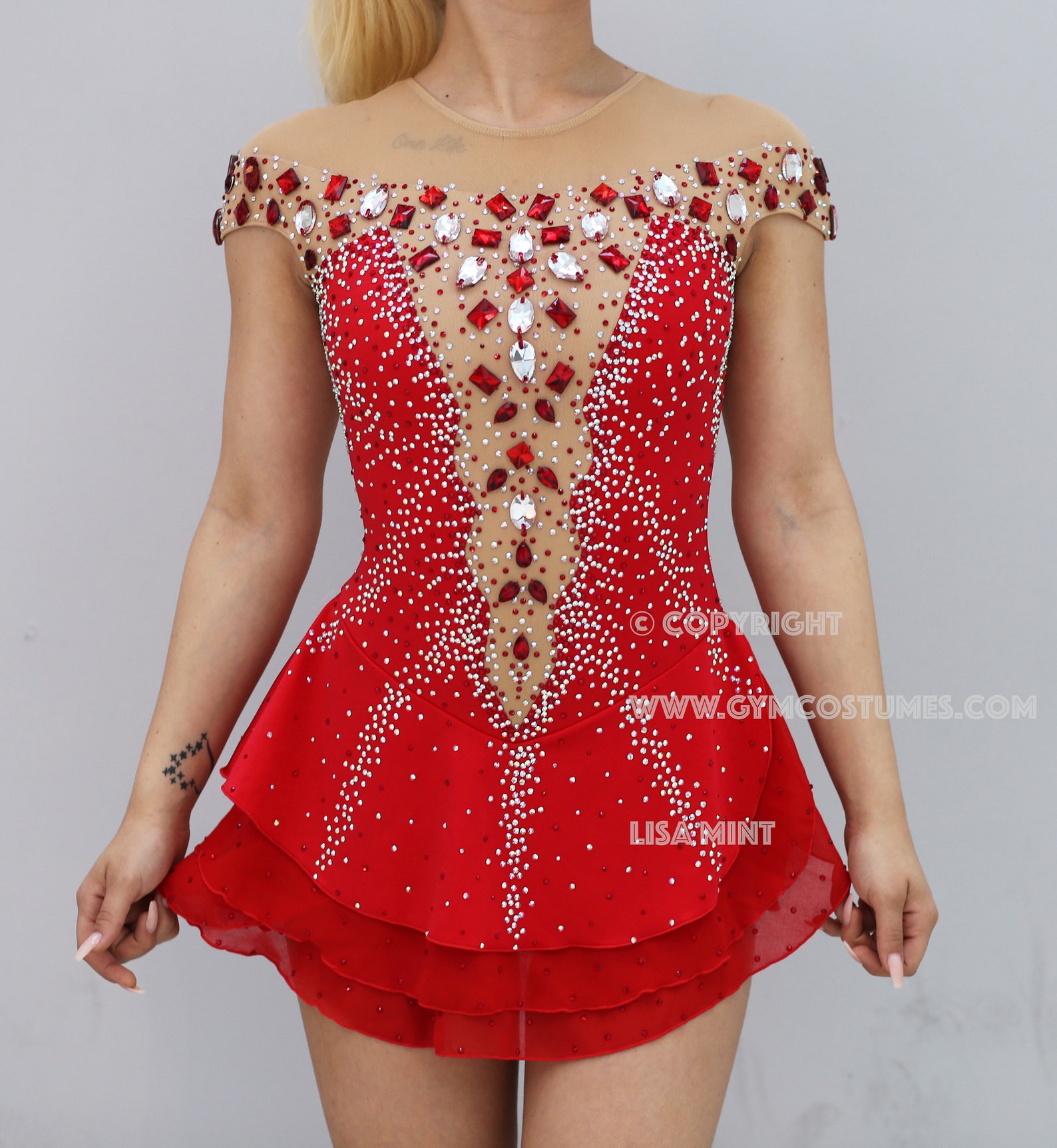 Figure Skating Dress Roller Skating Dress Show Dance Etsy