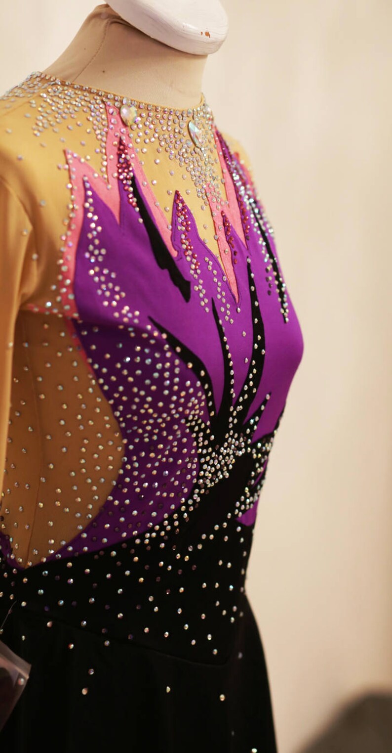 IMMEDIATELY Masterclass robe de patinage artistique, robe de roller