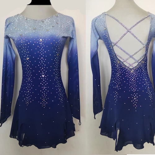 Figure Skating Dress Roller Skating Dress Show Dance Etsy