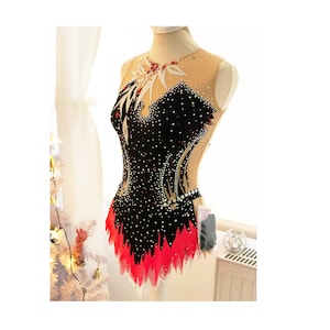 RG  Leotard competition  rhythmic gymnastics leotard acrobatics suit  Acrobatic Rock&#39;n&#39; Roll Twirling dance dress Showdance Sportacrobatics