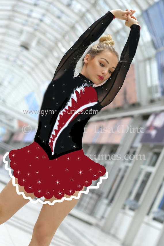 UK Kids Girls Roller Skating Dress Ballet Dance Leotard Skirt Gymnastics Costume - Foto 6