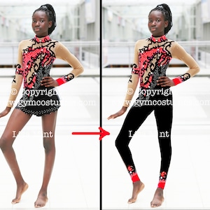One additional option: change from dress to suit. Any model from the shop is possible.