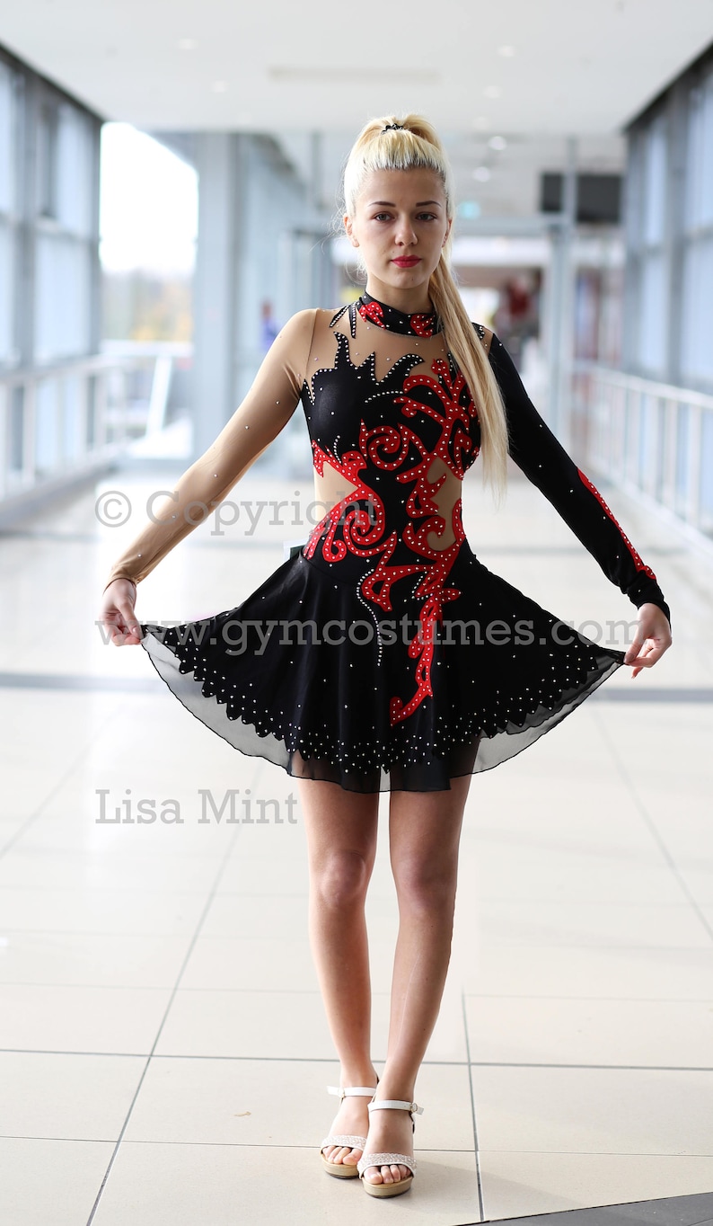 Masterclass Figure Skating Dress Roller Skating Dress Etsy