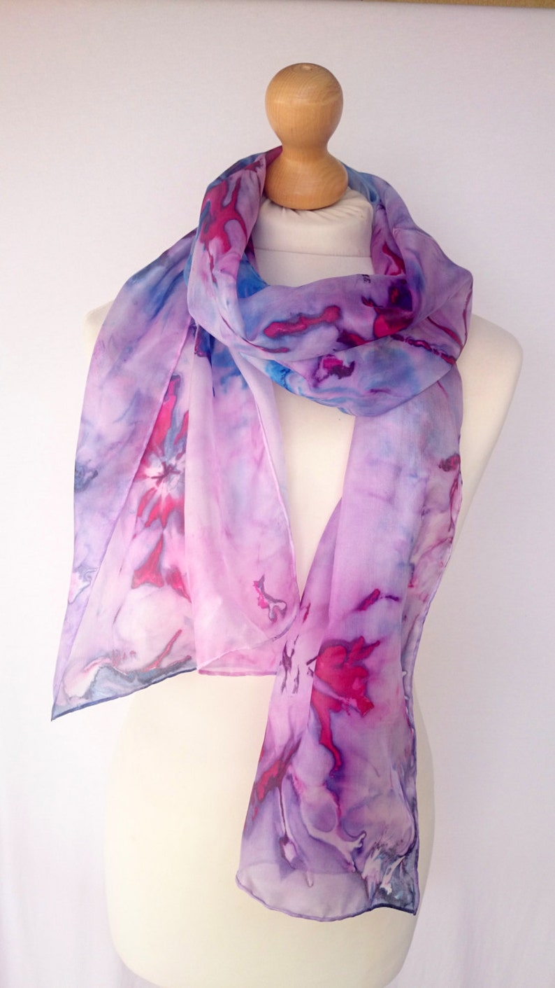 DIY Kit Make Your Silk Scarf Kit Galaxi Color Collection Etsy