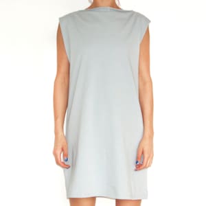 Minimalist Heavier Cotton Jersey Loose Square Dress, Oversized Summer Dress - Etsy