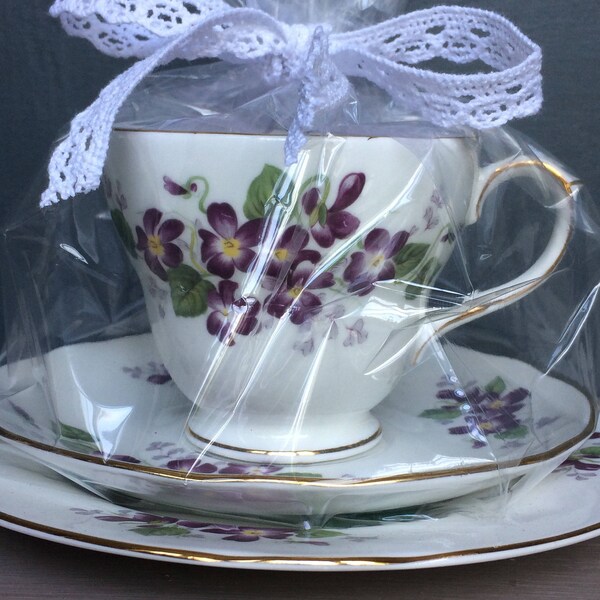 Bone China Teacup Candle Trio