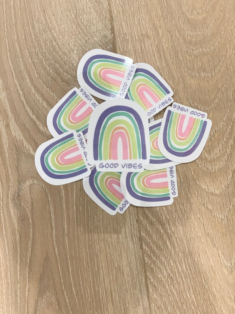 Good Vibes Rainbow Sticker
